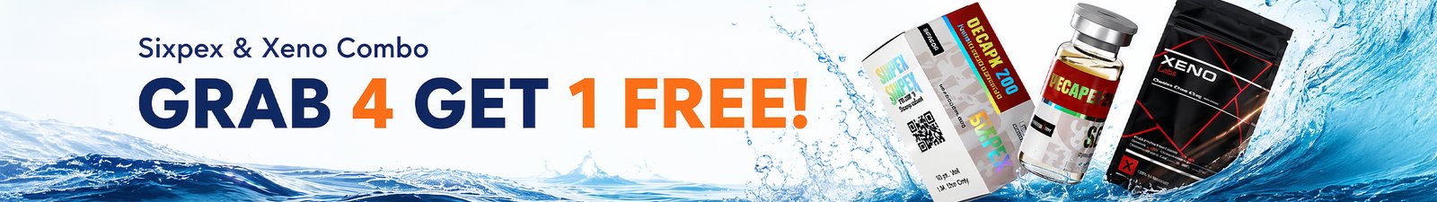 Sixpex & Xeno Combo — Grab 4 Get 1 Free