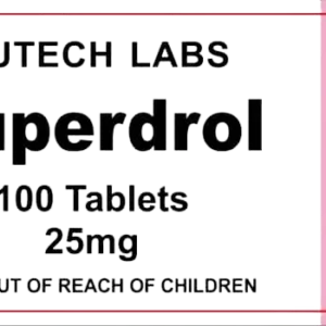 Superdrol 25 - 100 TABLETS - 25MG/TAB