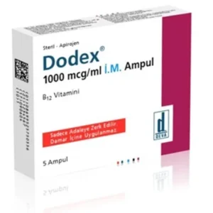 Dodex 1000 - 5 AMPS X 1000 MCG/ML