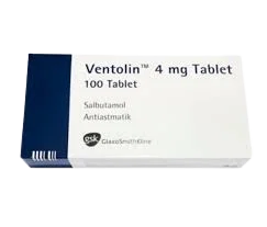 Ventolin 4 Mg - 100 TABS X 4MG